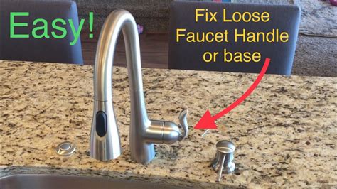 how to tighten a moen kitchen faucet|How to Tighten a Loose Kitchen Faucet